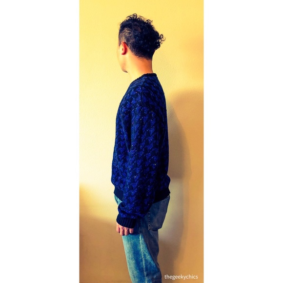 1990’s Concrete Geometric knit Sweater - Picture 6 of 8